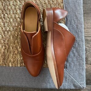 NIB new in box Nisolo Emma D'orsay Oxford 6.5 Brandy